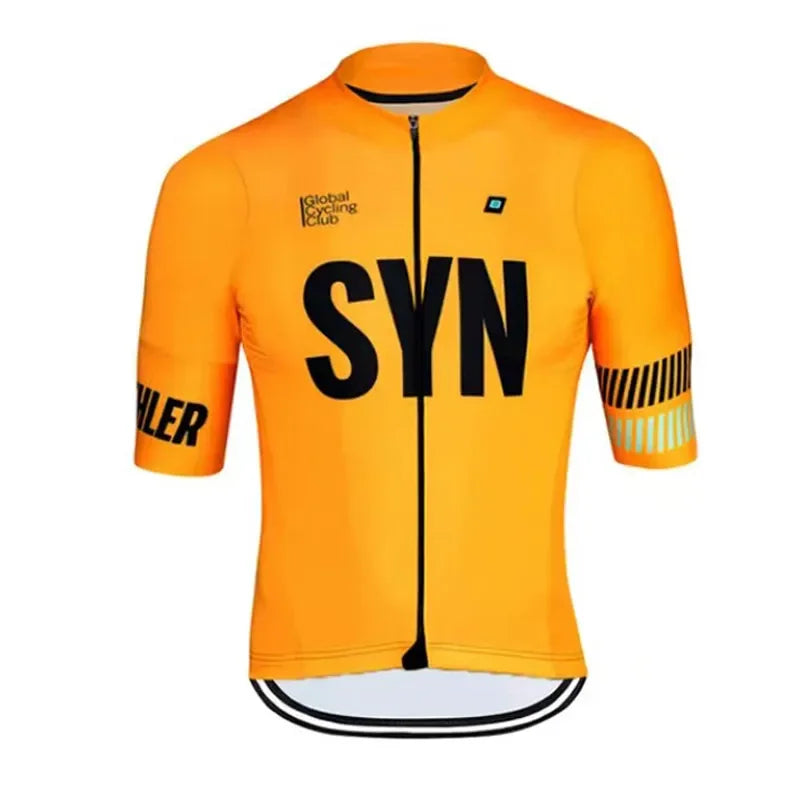 SYNful Quick Dry Short Sleeve Men's Cycling Clothing Set Mountain Bike Suit Summer 2024 Ciclismo Ropa Hombre