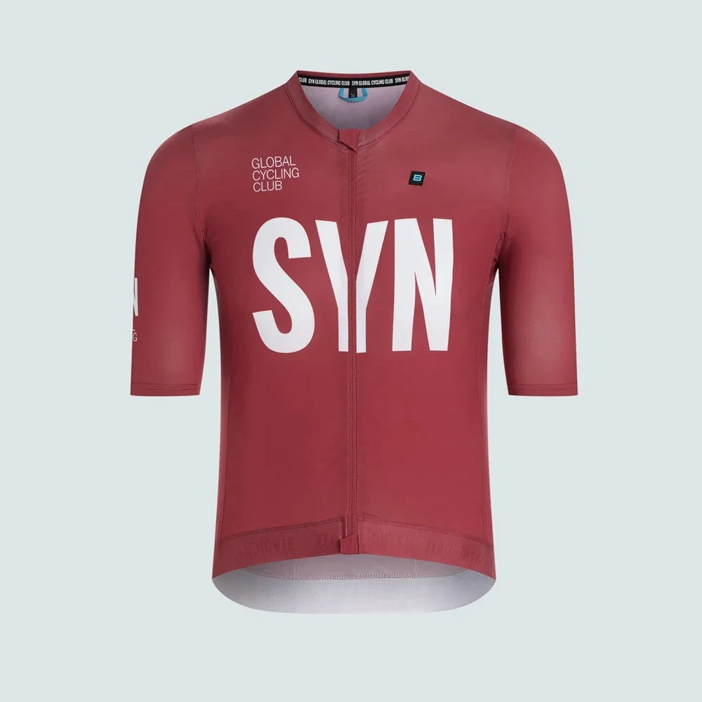 2025 new men's cycling sportswear 6-color SYN competition club cycling Jersey Summer short sleeved cycling Shirts