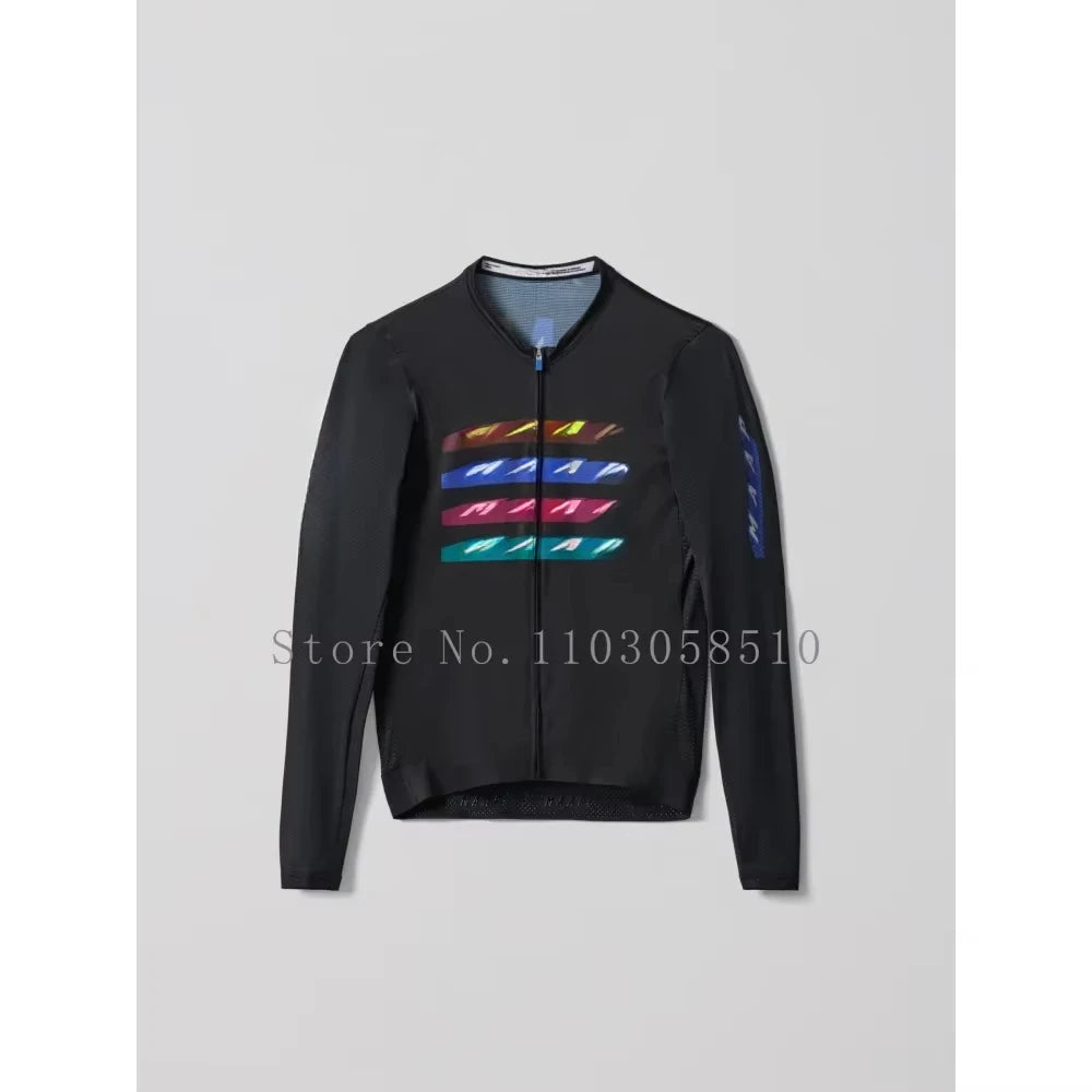 2025 Team High Quality Pro Cycling Jersey Men Woman Breathable Bicycle Clothing Road MTB Bike High-end Simple Long Sleeve Thin