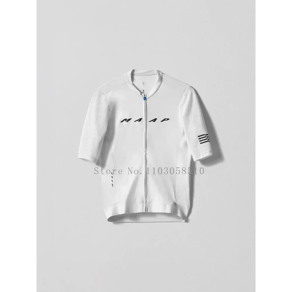 2025 Men Cycling Jersey Men MTB Road Bicycle Shirt Pro Team Short Sleeve Bike Clothes Mountain Bicycle Clothing Downhill Jersey