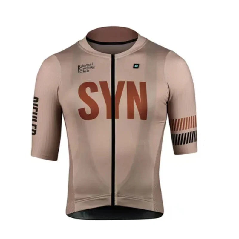 SYNful Quick Dry Short Sleeve Men's Cycling Clothing Set Mountain Bike Suit Summer 2024 Ciclismo Ropa Hombre