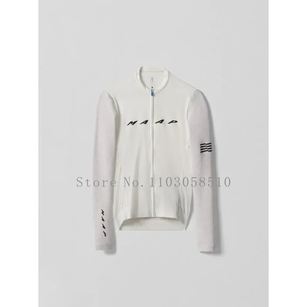 2025 Team High Quality Pro Cycling Jersey Men Woman Breathable Bicycle Clothing Road MTB Bike High-end Simple Long Sleeve Thin