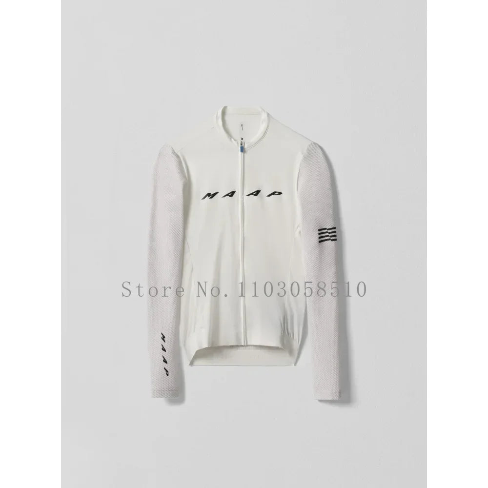 2025 Team High Quality Pro Cycling Jersey Men Woman Breathable Bicycle Clothing Road MTB Bike High-end Simple Long Sleeve Thin