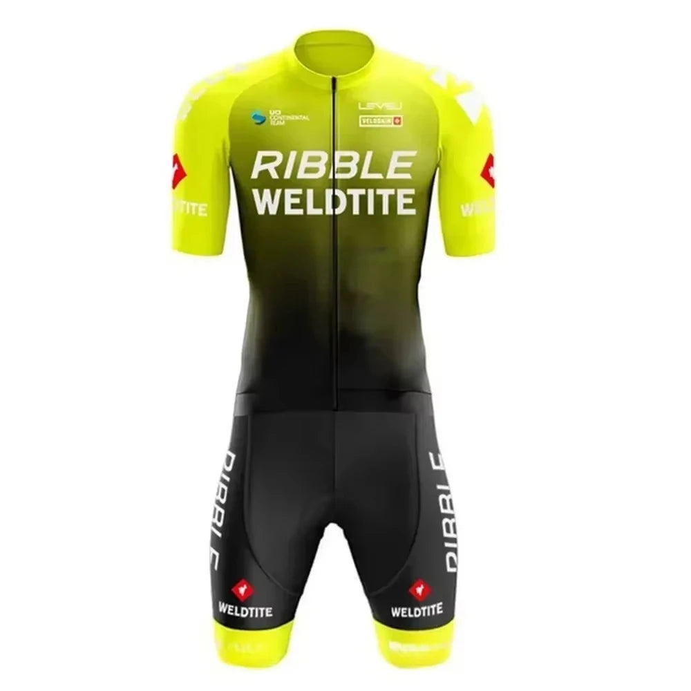 Pro team lycra aero skin suit custom logo cycling Skinsuit running ropa ciclismo bicicleta body wear triatlon triathlon