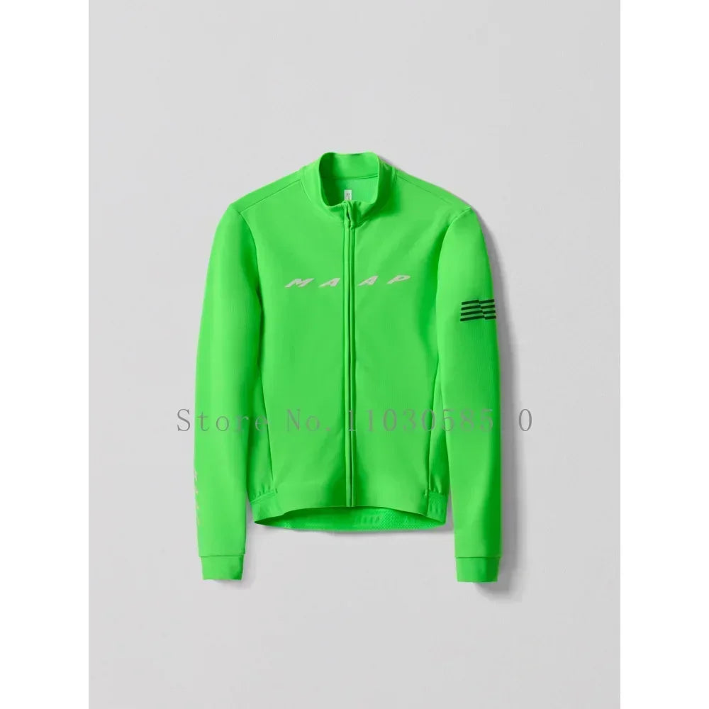 2025 Team High Quality Pro Cycling Jersey Men Woman Breathable Bicycle Clothing Road MTB Bike High-end Simple Long Sleeve Thin