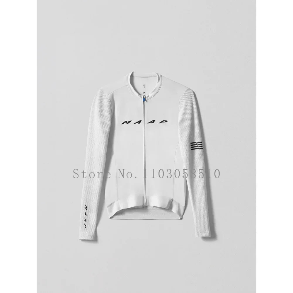 2025 Team High Quality Pro Cycling Jersey Men Woman Breathable Bicycle Clothing Road MTB Bike High-end Simple Long Sleeve Thin