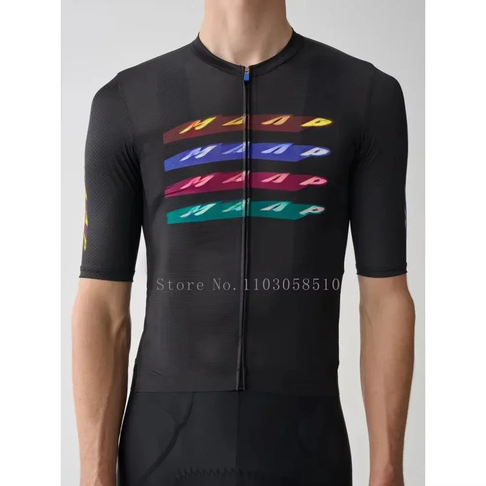 Cycling Jersey MTB Road Bicycle Shirt High Quality Pro Team Short Sleeve Bike Maillot Ciclismo Hombre Quick-drying Clothing