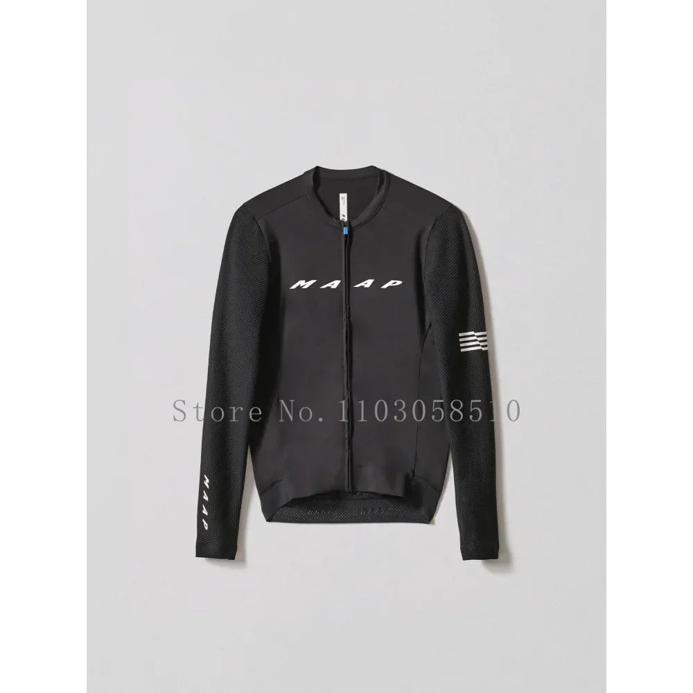 2025 Team High Quality Pro Cycling Jersey Men Woman Breathable Bicycle Clothing Road MTB Bike High-end Simple Long Sleeve Thin