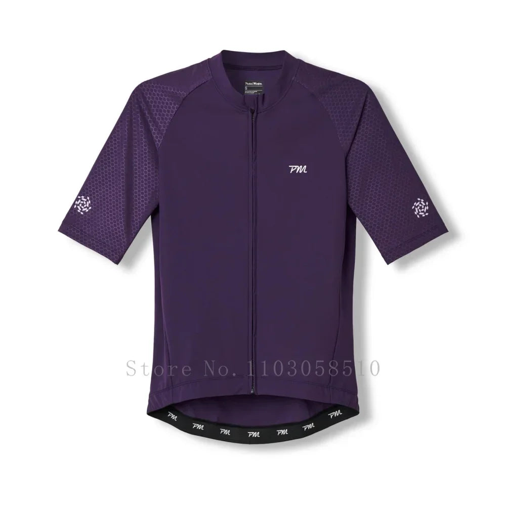 Pedal Mafia Summer Cycling Sweatshirt Set Men Short Sleeve MTB Jersey Men Cycling Clothing Bicycle Maillot ciclismo UPF50+ 2025