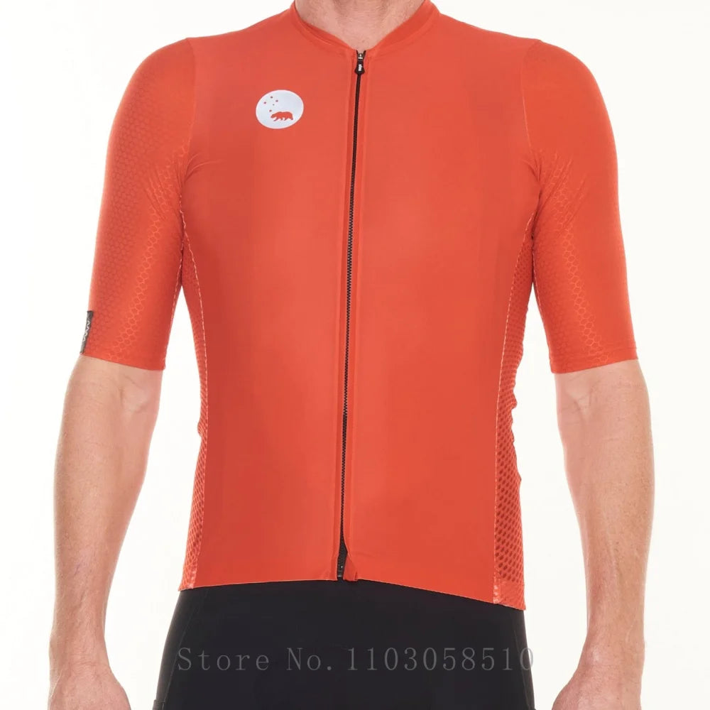 WYN Men's Cycliny Short Sleeve Breathable Summer Biking Top Jersey Moisure Wicking Mountain MTB Cycling Clothing with Pockets