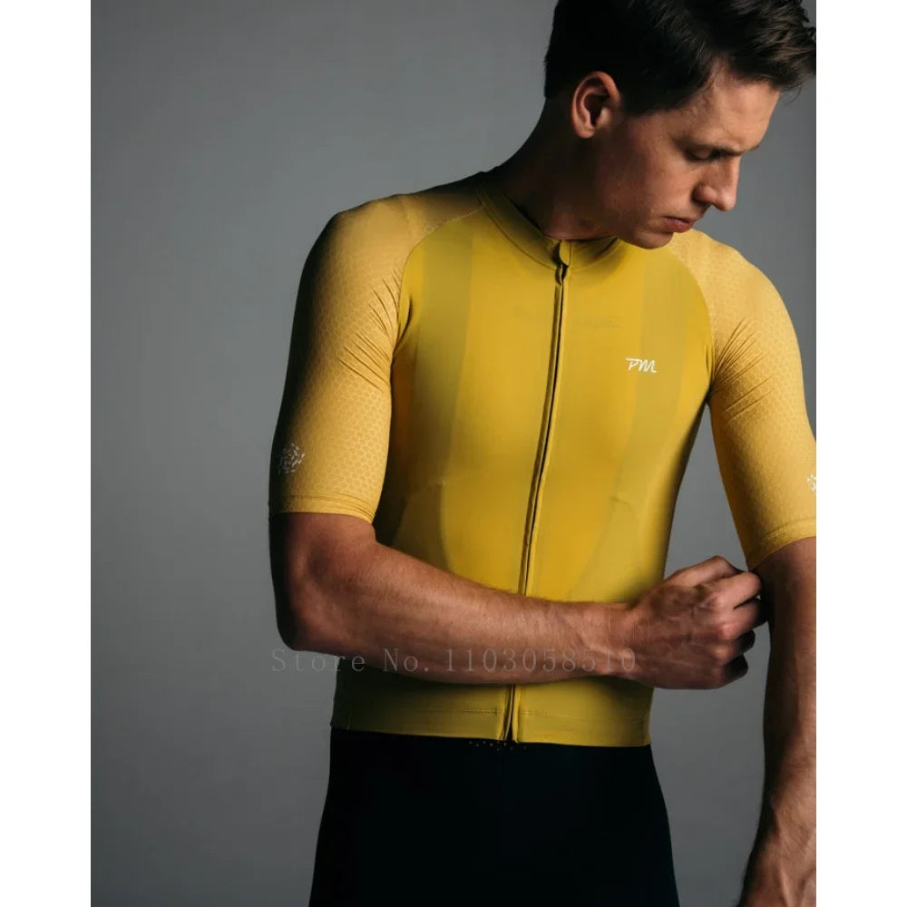 Pedal Mafia Summer Cycling Sweatshirt Set Men Short Sleeve MTB Jersey Men Cycling Clothing Bicycle Maillot ciclismo UPF50+ 2025