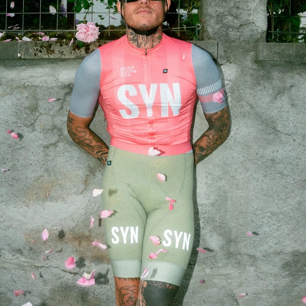 SYNDICATE PRO JERSEY CANDY GREY SYN Team Race Bicycle Tops Summer Short Sleeve New Color Cycling Shirts