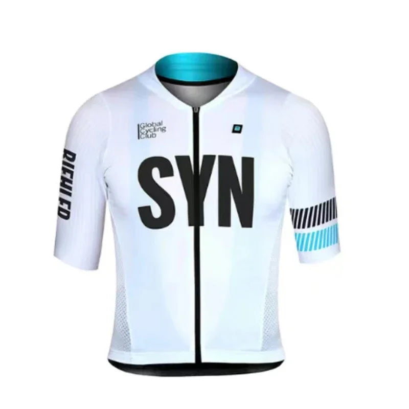 SYNful Quick Dry Short Sleeve Men's Cycling Clothing Set Mountain Bike Suit Summer 2024 Ciclismo Ropa Hombre