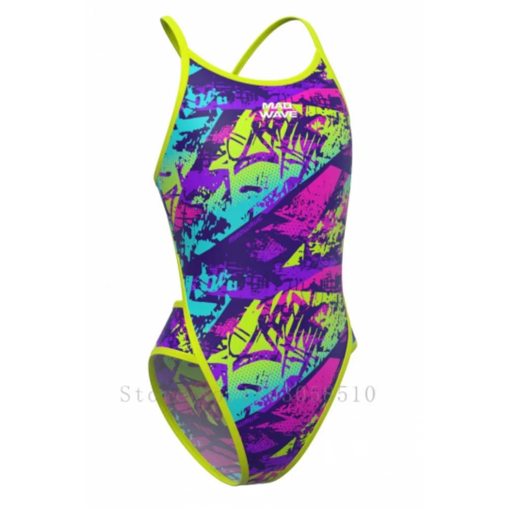 mad wave Australia Female Swimsuit Bikini Sexy One-piece Comfortable Set Swimwear Functional Training Swimsuit Swimming Clothing