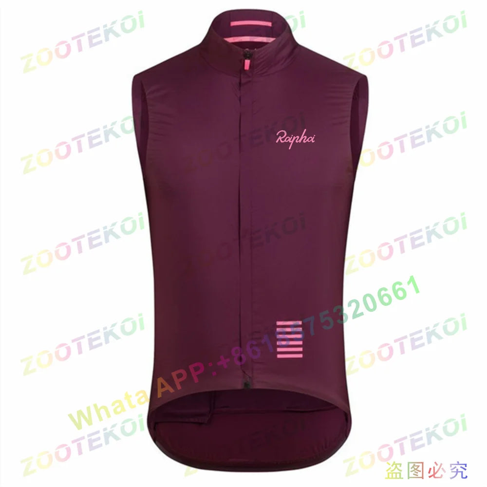 Windproof Cycling Jackets Unisex Bicycle Coats Cycling Clothing Bike Maillot Sports Sleeveless Vest Light Vest Cycling Jersey
