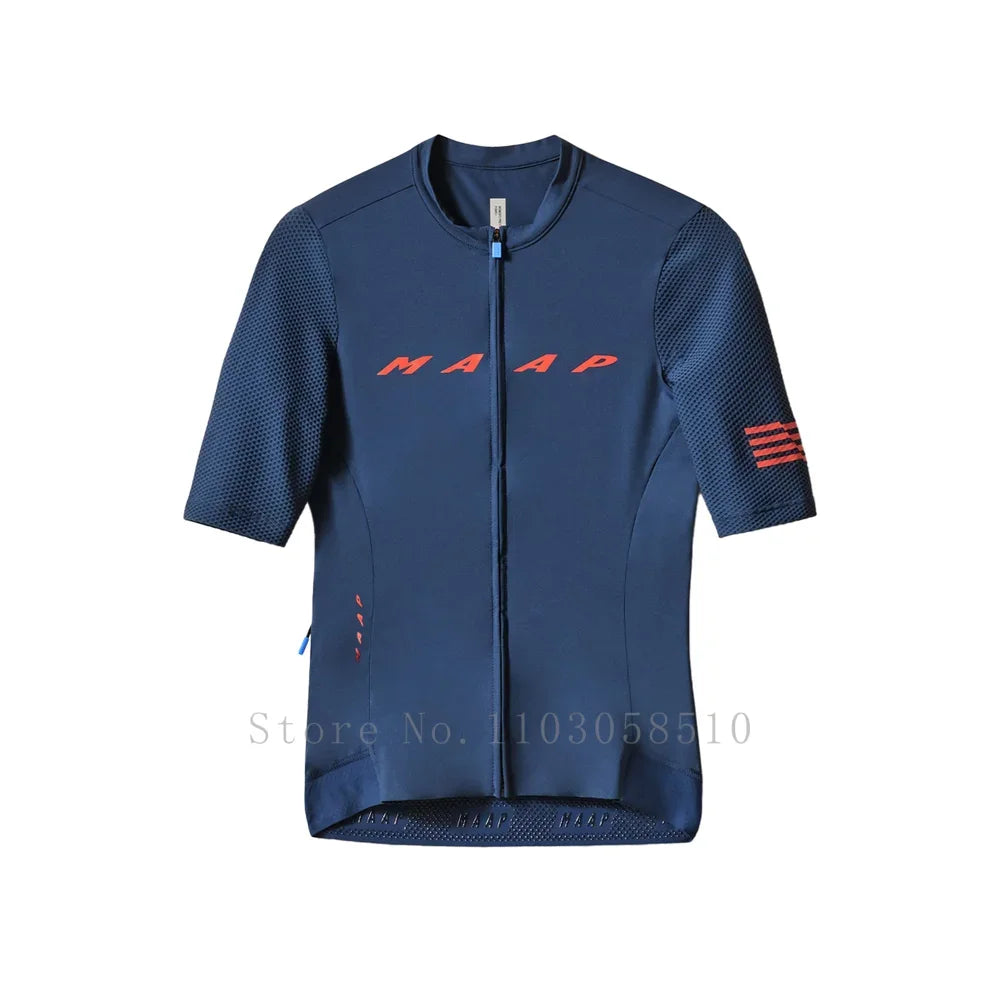 2025 Summer High Quality Team Men Cycling Jersey Clothing lightweight Short Sleeve Breathable Quick Dry Sunscreen Cycle Jersey
