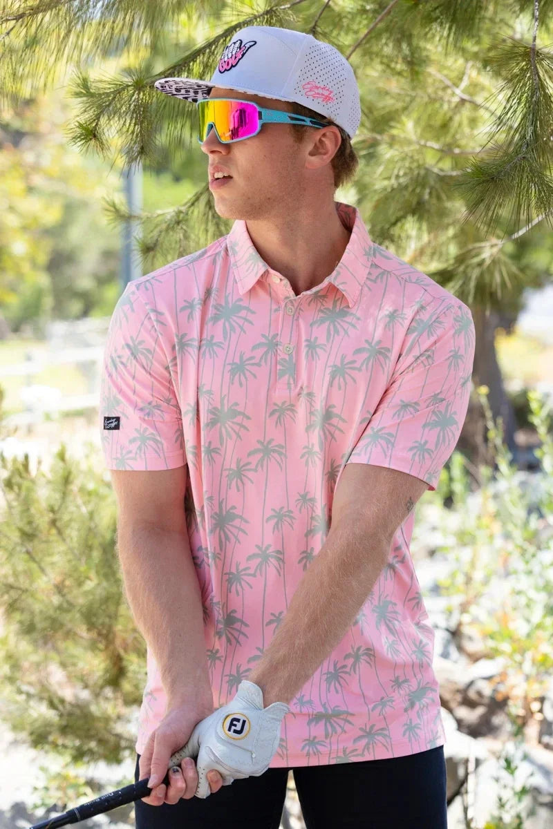 Men's Golf Polo Shirt summer golf shirt short sleeves, fast dry breathable casual shirt wild Popsicle Top Golf Wear 2025