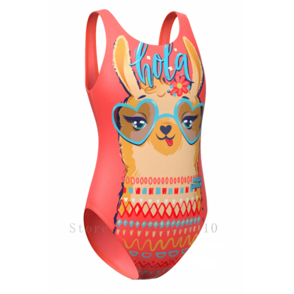 mad wave 8-14Years Girls Swimsuit Brand New Summer Children Girls One Piece Swimwear Swimsuits Beachwear Bathing Suits Monokini