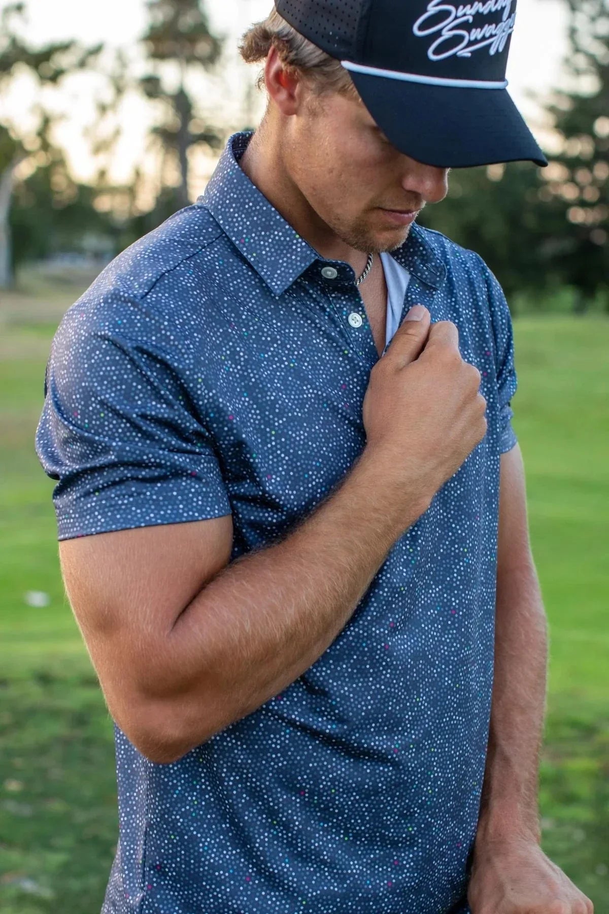 Men's Golf Polo Shirt summer golf shirt short sleeves, fast dry breathable casual shirt wild Popsicle Top Golf Wear 2025