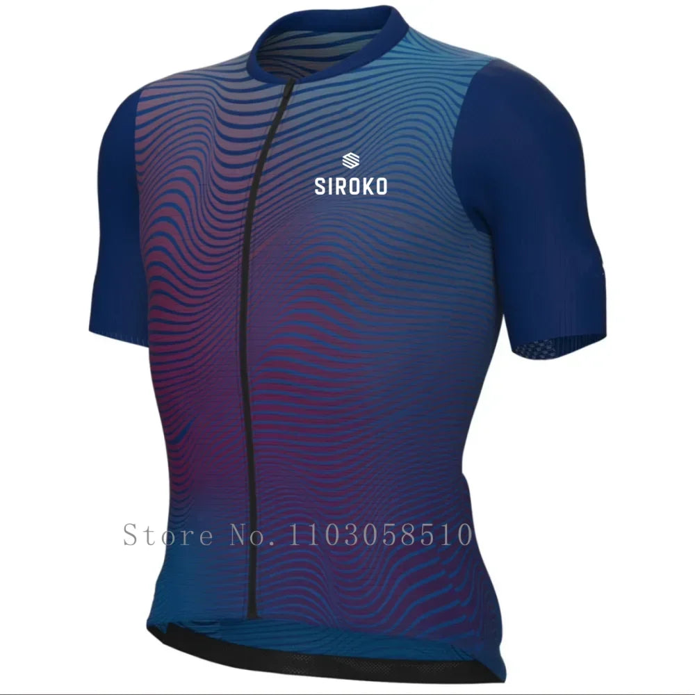 Siroko Cycling Jersey Top Quality Short Sleeve Cycling Jersey MTB Road Bicycle Clothing Racing Bike Tops Ciclismo Hombre 2025