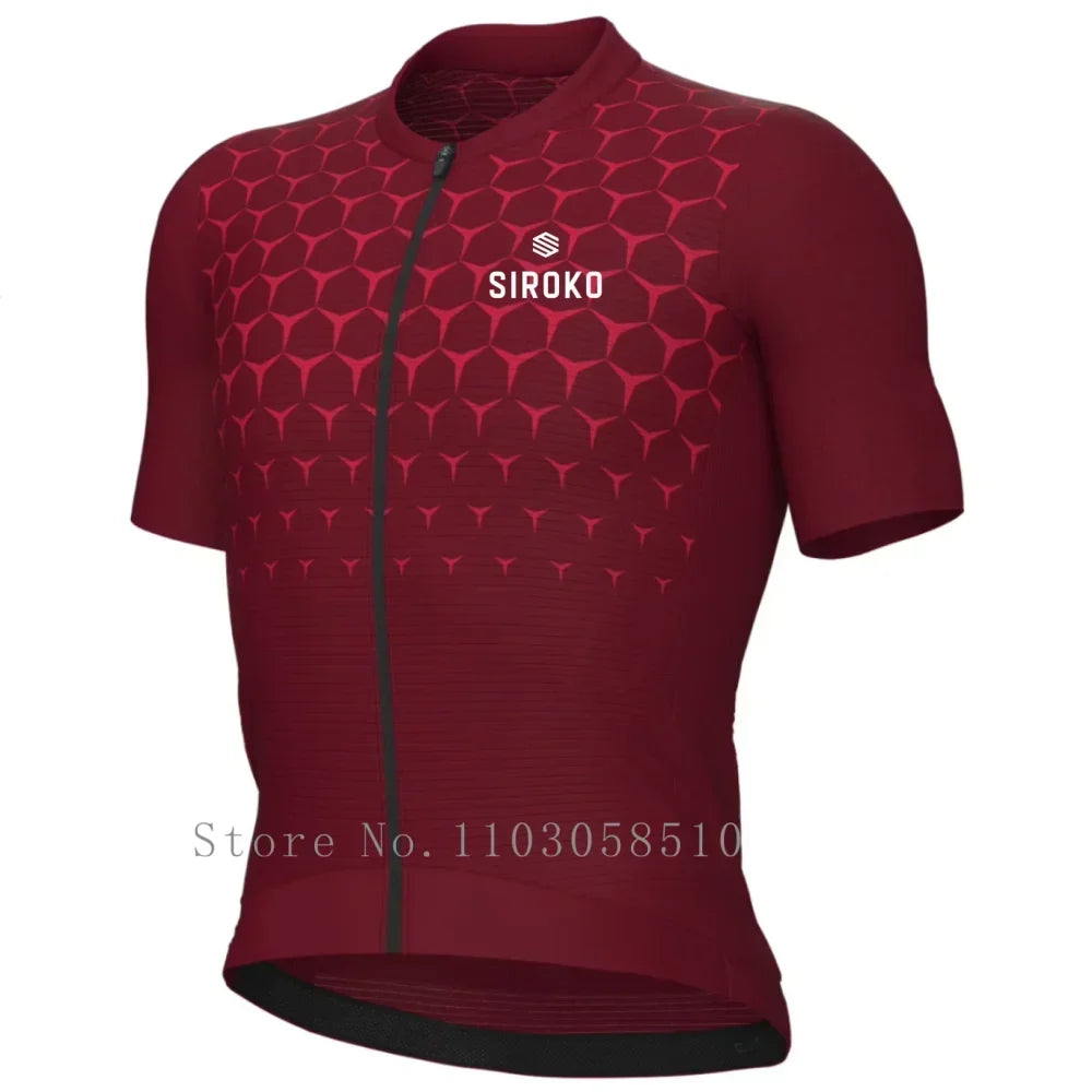 Siroko Cycling Jersey Top Quality Short Sleeve Cycling Jersey MTB Road Bicycle Clothing Racing Bike Tops Ciclismo Hombre 2025