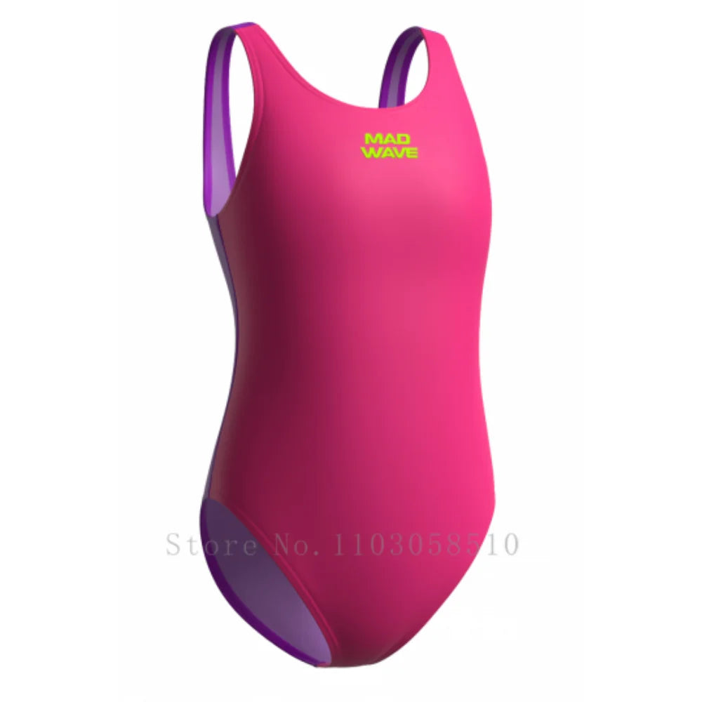 mad wave 8-14Years Girls Swimsuit Brand New Summer Children Girls One Piece Swimwear Swimsuits Beachwear Bathing Suits Monokini