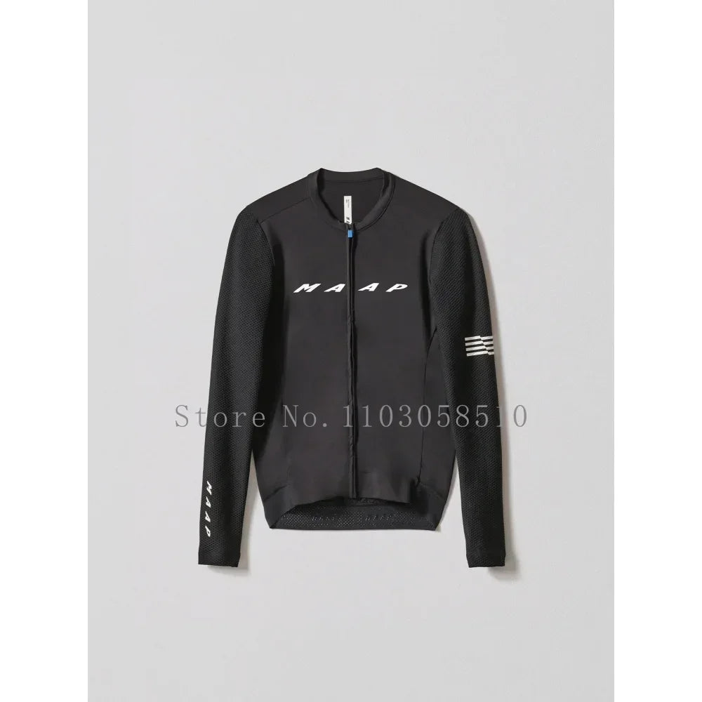 2025 Team High Quality Pro Cycling Jersey Men Woman Breathable Bicycle Clothing Road MTB Bike High-end Simple Long Sleeve Thin