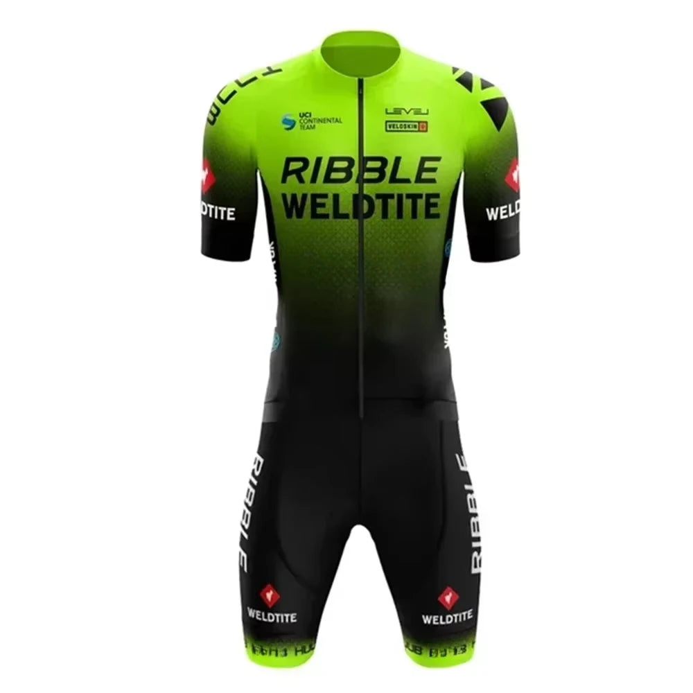 Pro team lycra aero skin suit custom logo cycling Skinsuit running ropa ciclismo bicicleta body wear triatlon triathlon