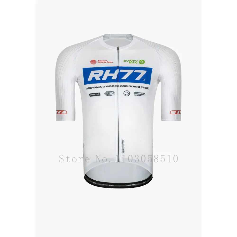 Pro Team Summer RH77 Cycling Jersey Men Breathable Quick Dry Bicycle Clothing Bike Mountain Maillot Ropa Ciclismo high quality