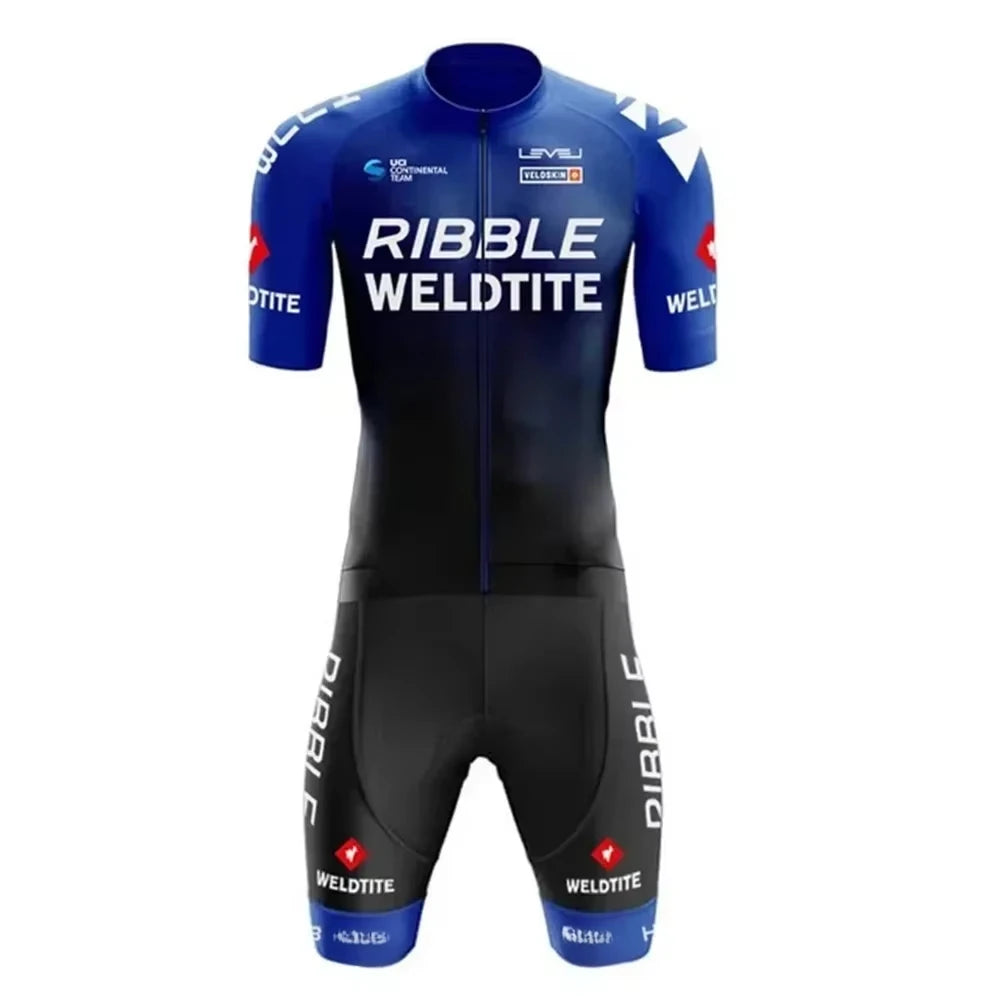 Pro team lycra aero skin suit custom logo cycling Skinsuit running ropa ciclismo bicicleta body wear triatlon triathlon