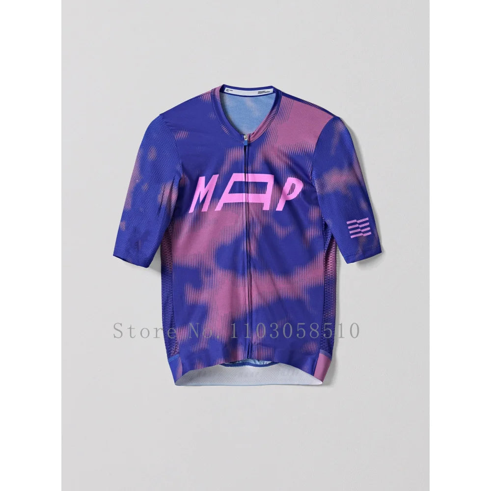 Midsummer Cycling Jersey for Men, MTB Road Bicycle Shirt, Pro Team, Short Sleeve Bike Clothes, High Quality Ciclismo Hombre