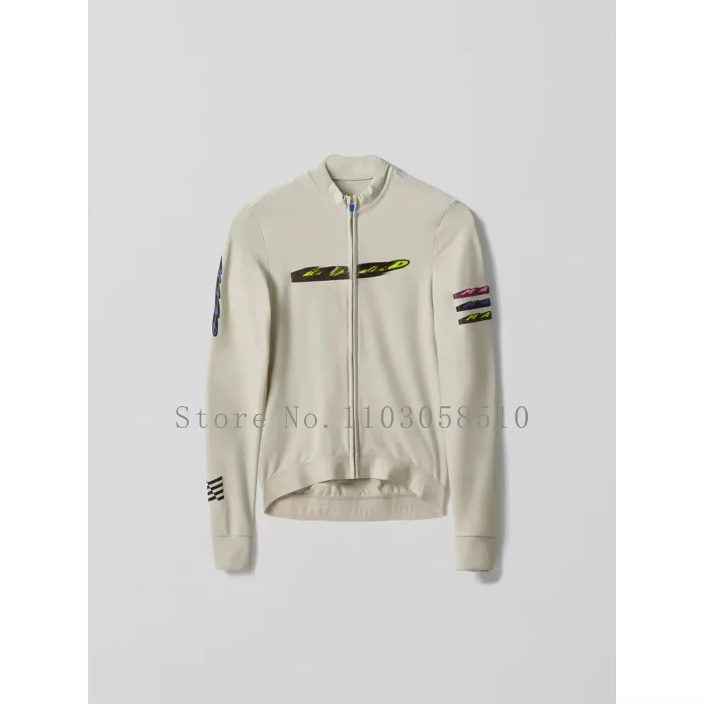 2025 Team High Quality Pro Cycling Jersey Men Woman Breathable Bicycle Clothing Road MTB Bike High-end Simple Long Sleeve Thin