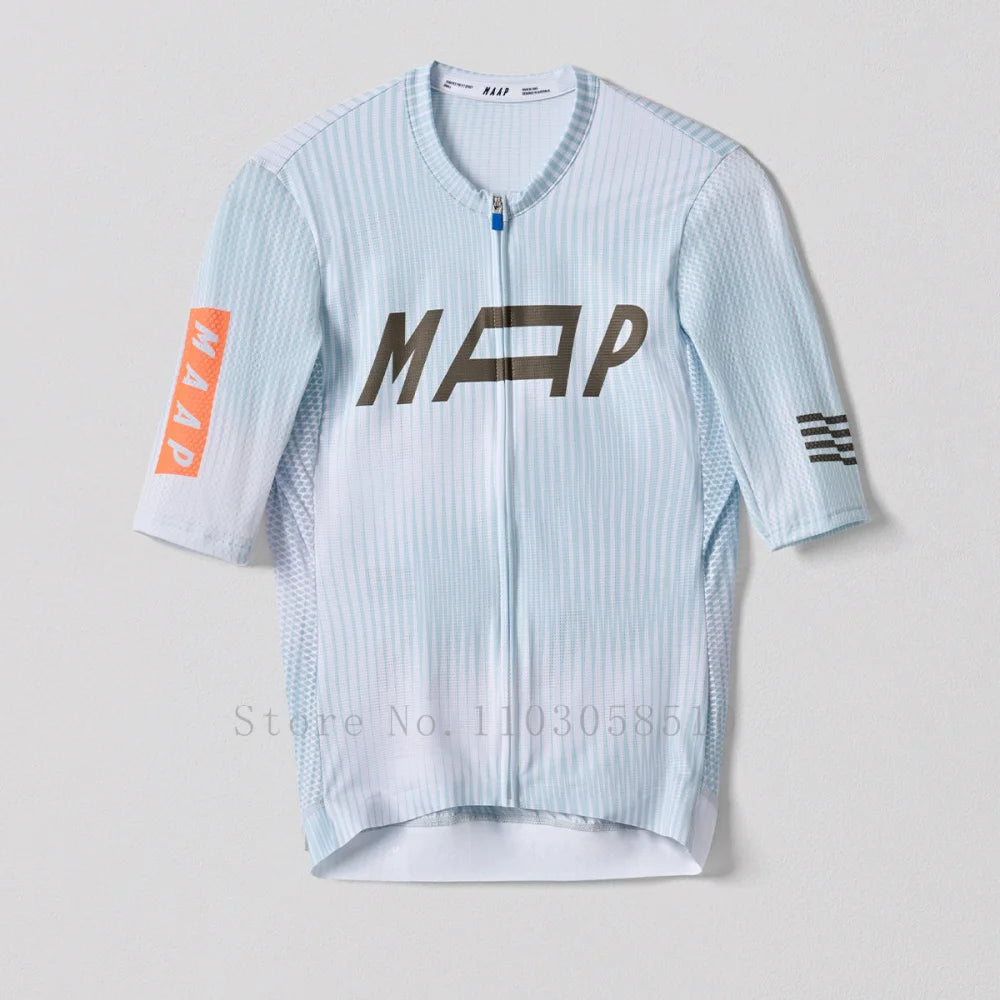 Men Cycling Jersey Summer Short Sleeve Bike Shirts Full Zipper Breathable Road Bicycle Sports Sunscreen Clothing high quality