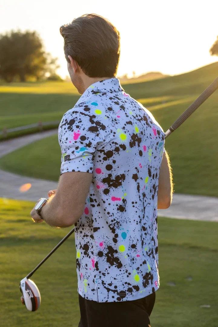 Men's Golf Polo Shirt summer golf shirt short sleeves, fast dry breathable casual shirt wild Popsicle Top Golf Wear 2025