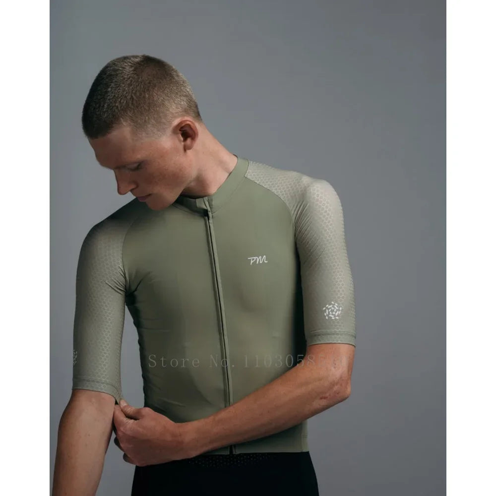 Pedal Mafia Summer Cycling Sweatshirt Set Men Short Sleeve MTB Jersey Men Cycling Clothing Bicycle Maillot ciclismo UPF50+ 2025