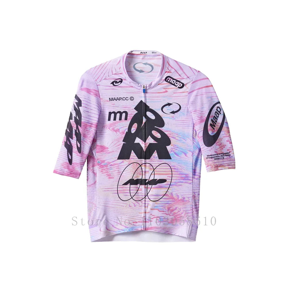 2026 New men's summer Light short Sleeve Cycling Jerseys aero Fit Quick Dry and Breathable fabric