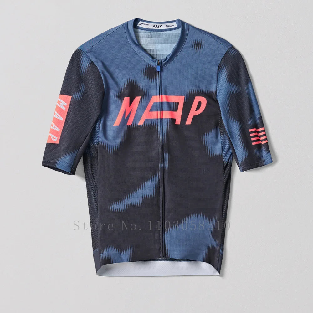 Men Cycling Jersey Summer Short Sleeve Bike Shirts Full Zipper Breathable Road Bicycle Sports Sunscreen Clothing high quality