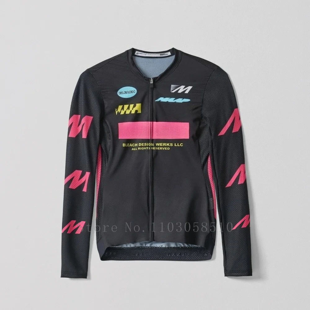 Men Cycling Jersey Long sleeves Summer Shirt Downhill Jersey Pro Team Mountain Bicycle Clothing high quality Quick Dry Tops