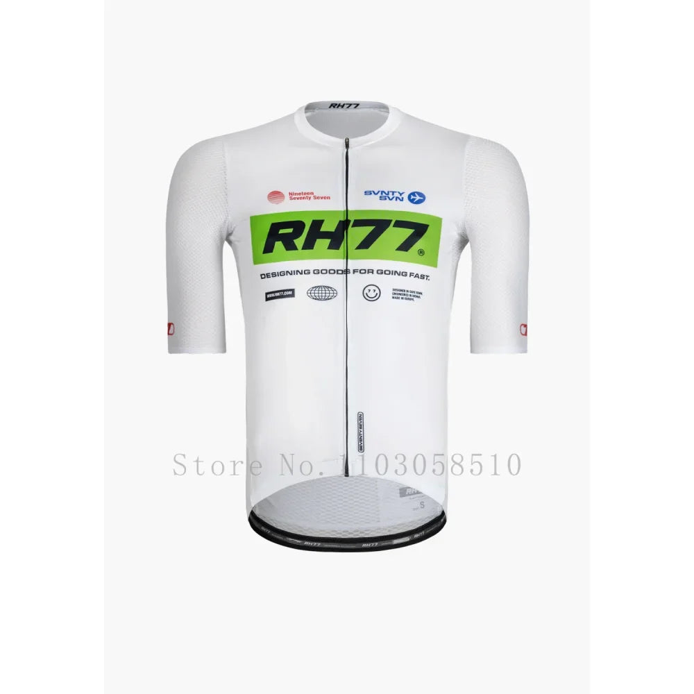 Pro Team Summer RH77 Cycling Jersey Men Breathable Quick Dry Bicycle Clothing Bike Mountain Maillot Ropa Ciclismo high quality