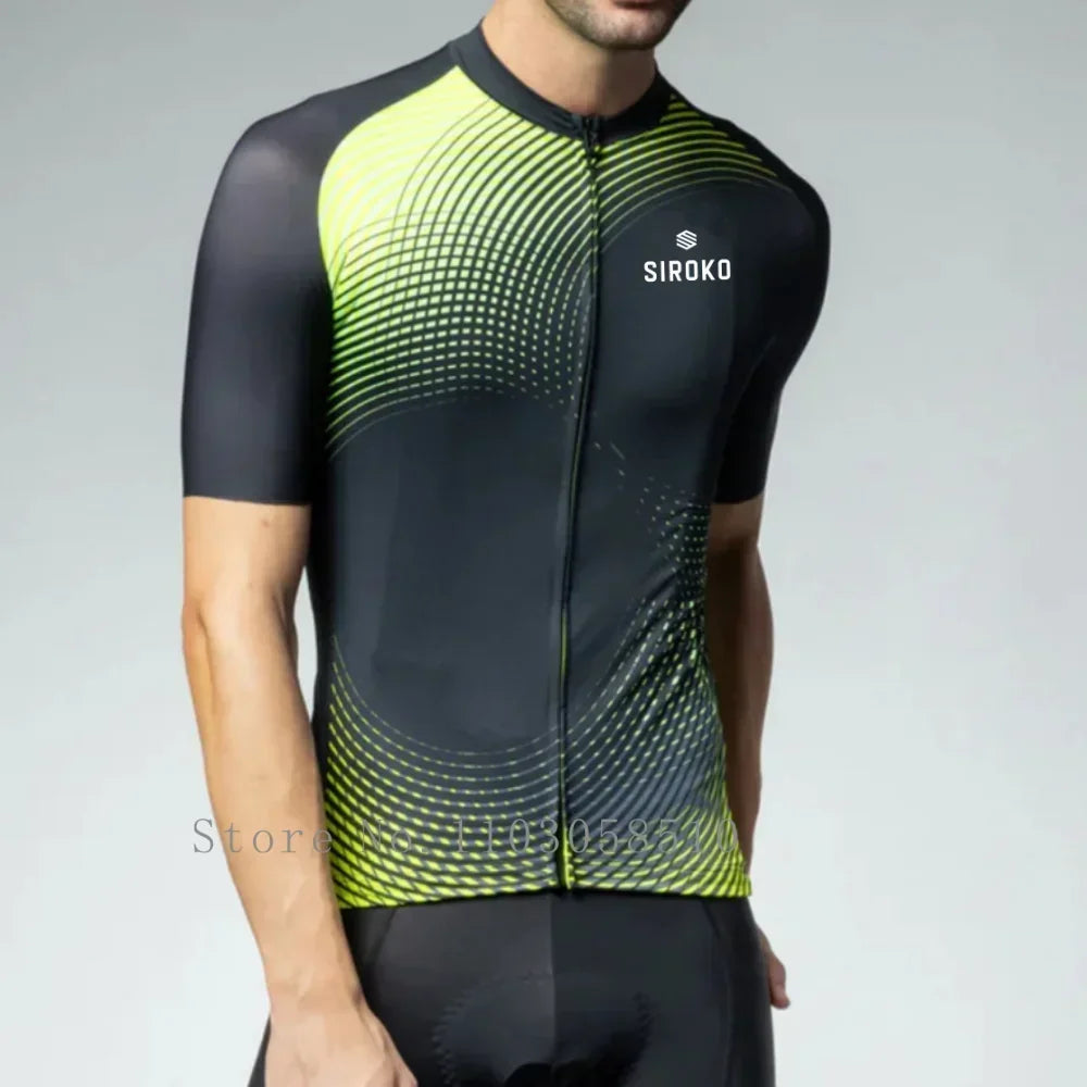 Siroko Cycling Jersey Top Quality Short Sleeve Cycling Jersey MTB Road Bicycle Clothing Racing Bike Tops Ciclismo Hombre 2025