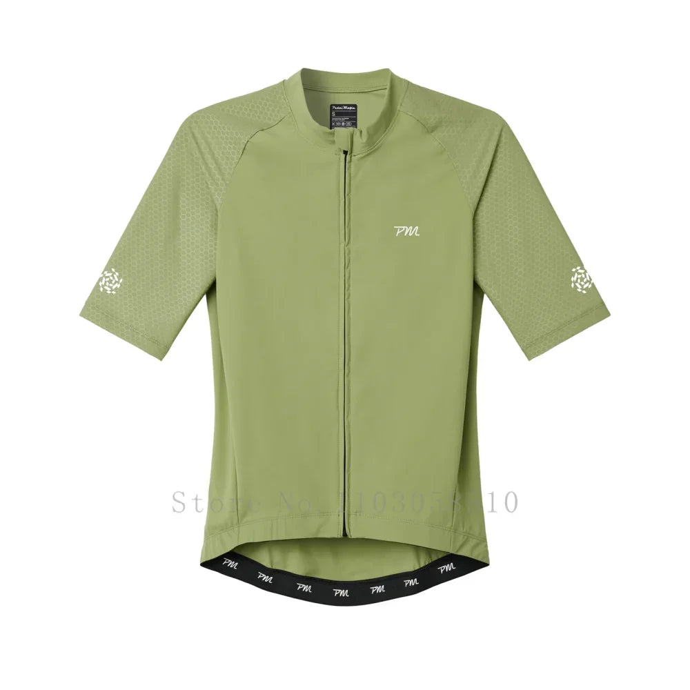 Pedal Mafia Summer Cycling Sweatshirt Set Men Short Sleeve MTB Jersey Men Cycling Clothing Bicycle Maillot ciclismo UPF50+ 2025