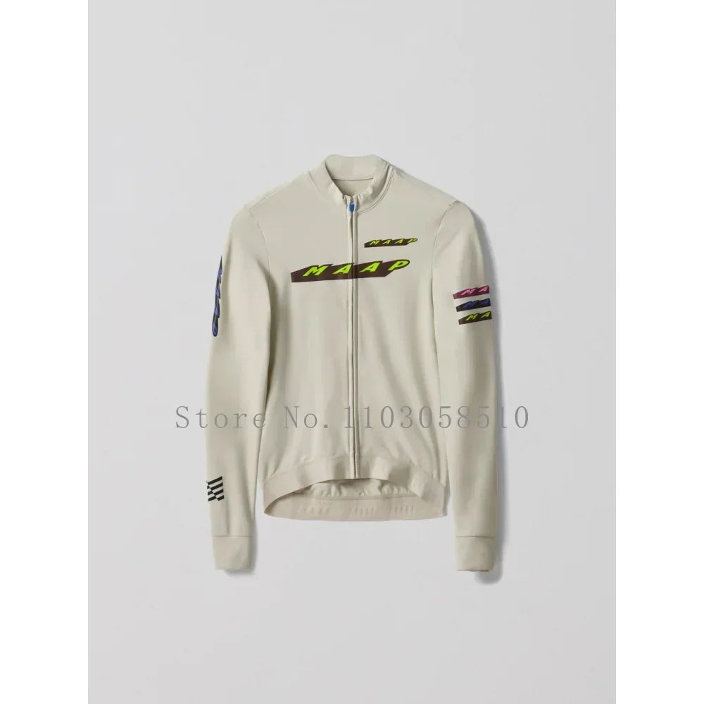 2025 Team High Quality Pro Cycling Jersey Men Woman Breathable Bicycle Clothing Road MTB Bike High-end Simple Long Sleeve Thin