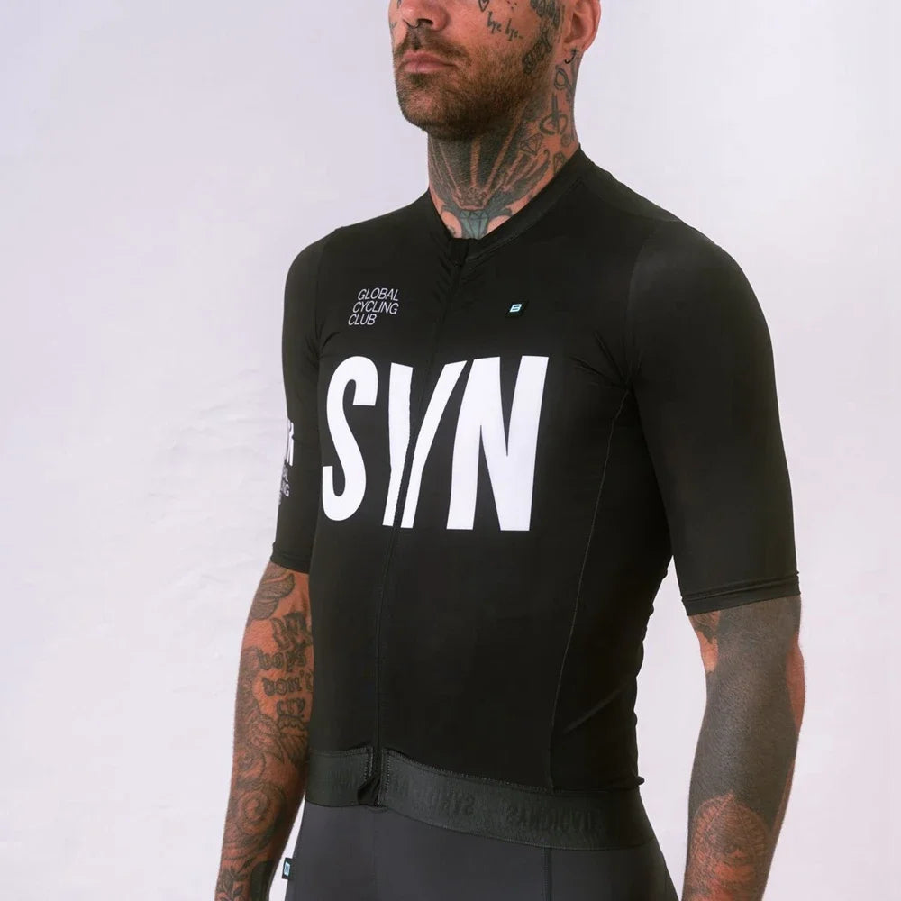 2025 new men's cycling sportswear 6-color SYN competition club cycling Jersey Summer short sleeved cycling Shirts