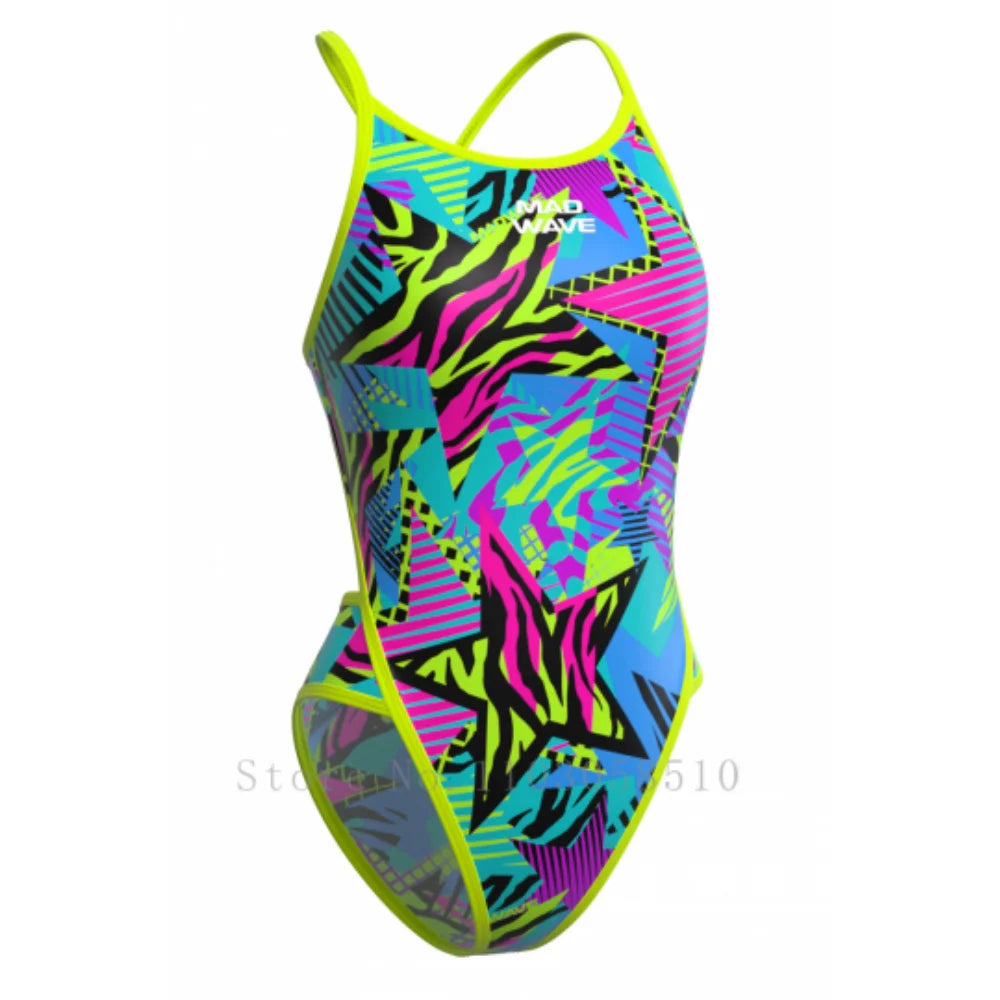 mad wave Australia Female Swimsuit Bikini Sexy One-piece Comfortable Set Swimwear Functional Training Swimsuit Swimming Clothing