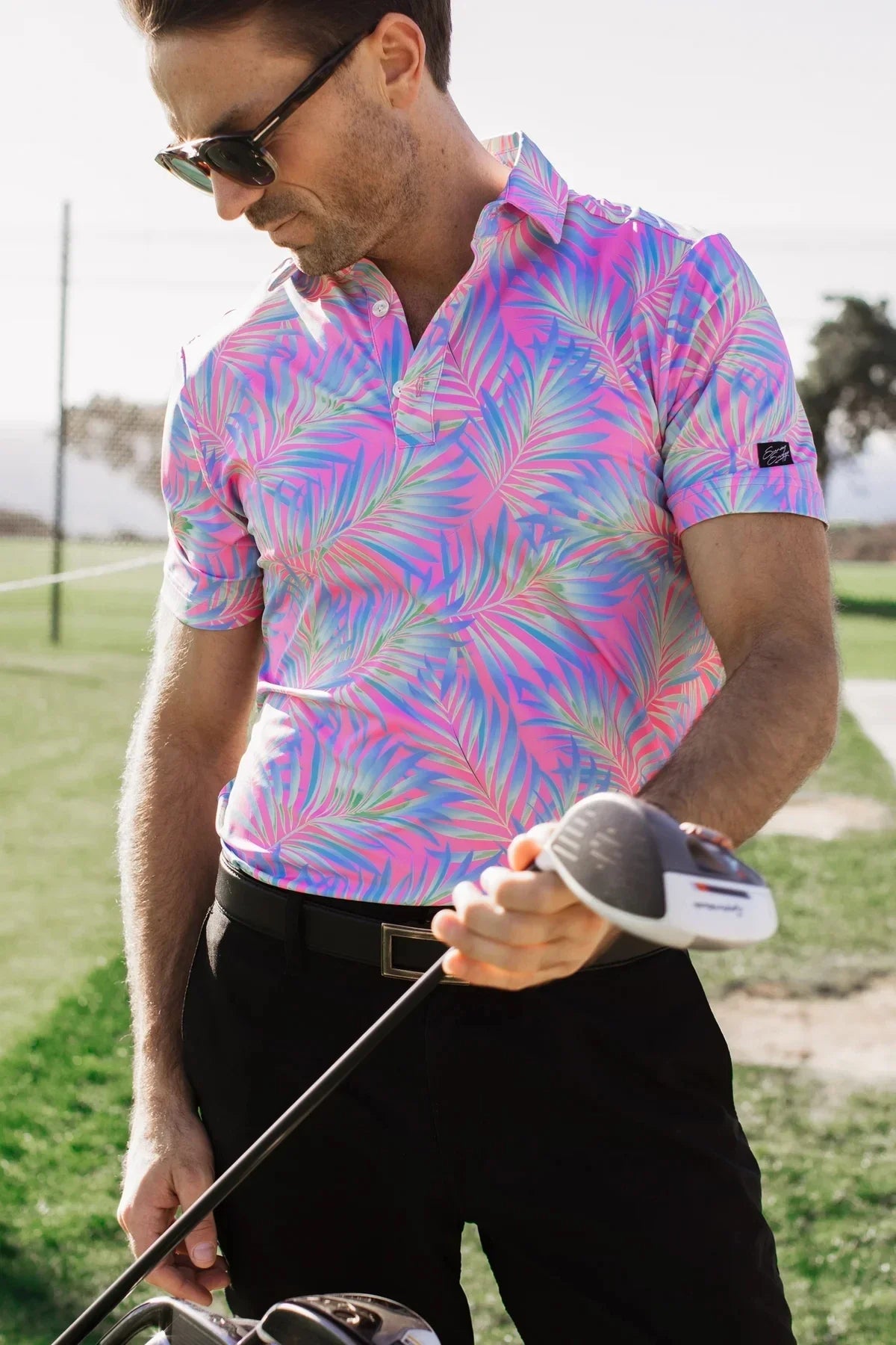 Men's Golf Polo Shirt summer golf shirt short sleeves, fast dry breathable casual shirt wild Popsicle Top Golf Wear 2025