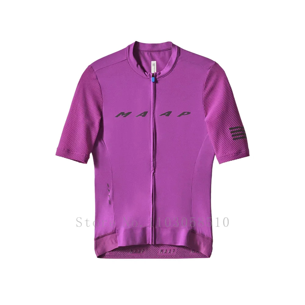 2025 Summer High Quality Team Men Cycling Jersey Clothing lightweight Short Sleeve Breathable Quick Dry Sunscreen Cycle Jersey