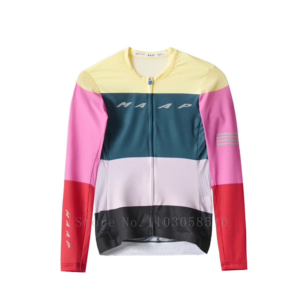 Men Cycling Jersey Long sleeves Summer Shirt Downhill Jersey Pro Team Mountain Bicycle Clothing high quality Quick Dry Tops