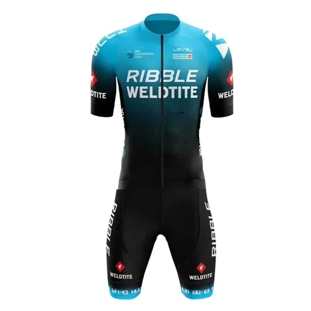 Pro team lycra aero skin suit custom logo cycling Skinsuit running ropa ciclismo bicicleta body wear triatlon triathlon
