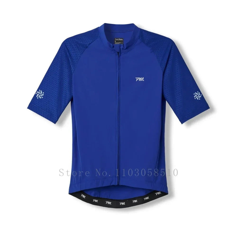 Pedal Mafia Summer Cycling Sweatshirt Set Men Short Sleeve MTB Jersey Men Cycling Clothing Bicycle Maillot ciclismo UPF50+ 2025