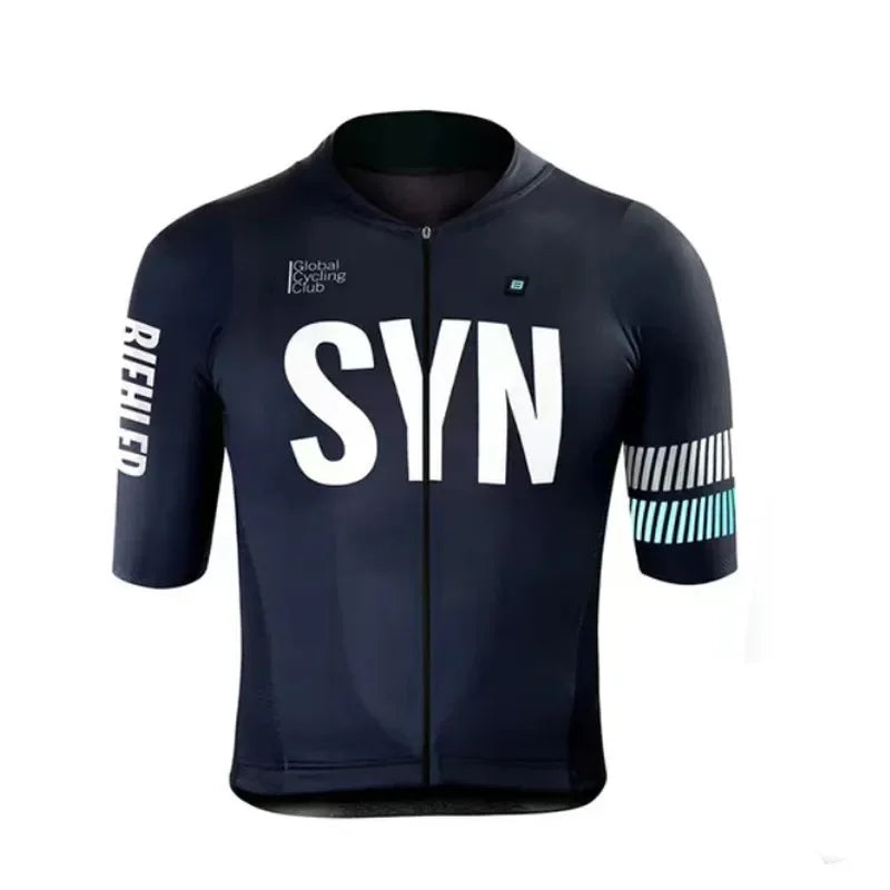 SYNful Quick Dry Short Sleeve Men's Cycling Clothing Set Mountain Bike Suit Summer 2024 Ciclismo Ropa Hombre